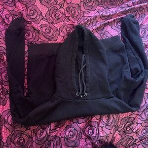 Forever 21 Black Hoodie Jacket